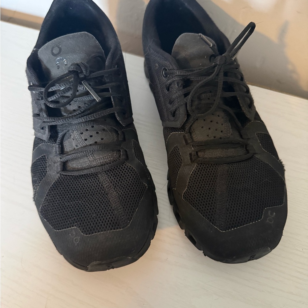 Women’s Black Athletic Lace-Up Shoes